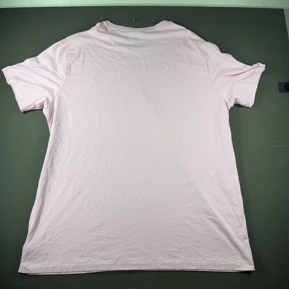 Polo Ralph Lauren Shirt Mens 3XLT Pink T-Shirt Embroidered Pony Cotton Crew Neck
